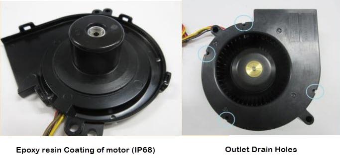 Sanyo Denki IP68 Rated Fans for Driver Comfort Applications
